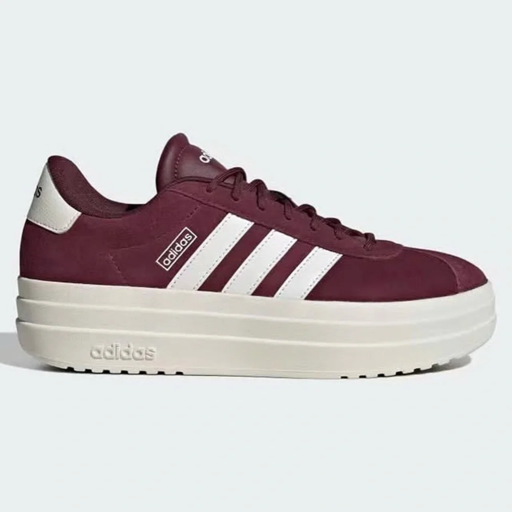 Adidas VL Court Bold Maroon IH0366 Women’s Platform Sneakers - Picture 7 of 7